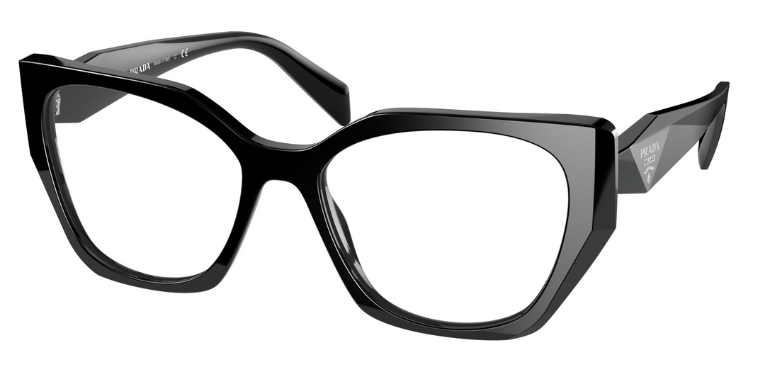 Prada PR18WV Cat Eye Oversized Frames in Black