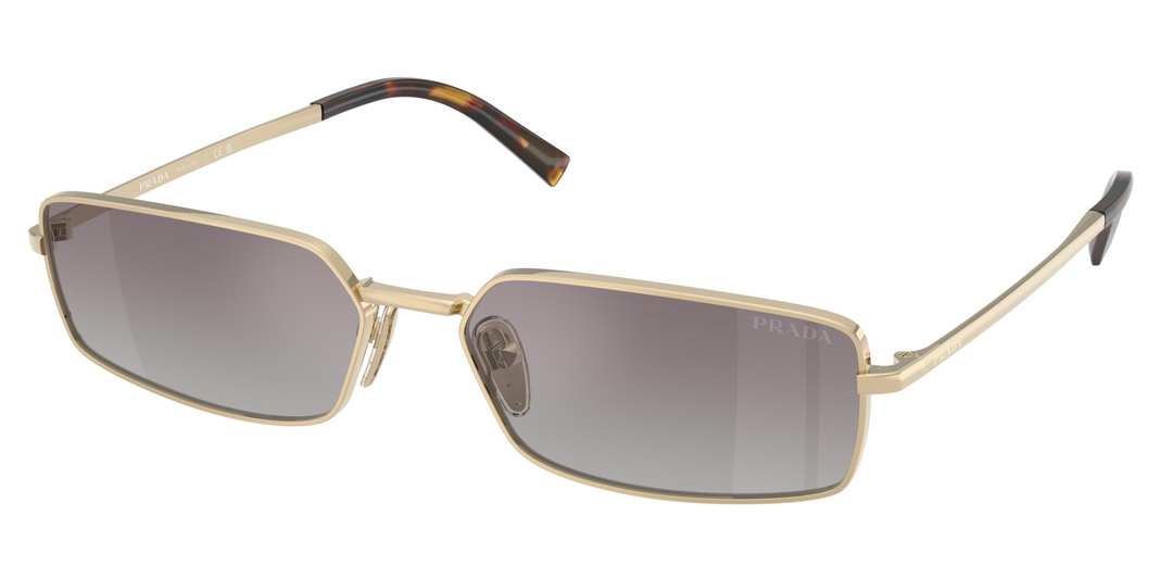Prada PR A60S Sunglasses in Gold Grey