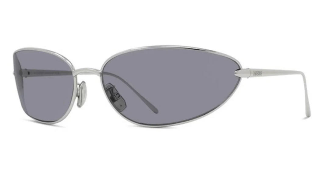 Loewe LW40164U Mask Sunglasses in Silver Grey