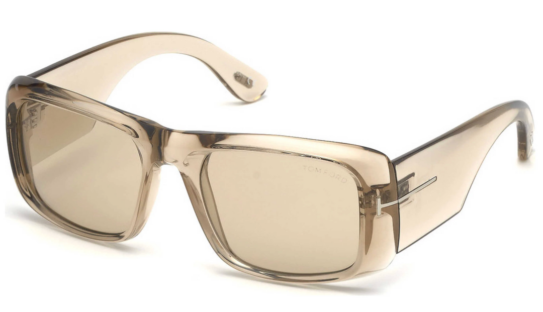 Tom Ford Aristotle FT0731 Sunglasses in Transparent Brown