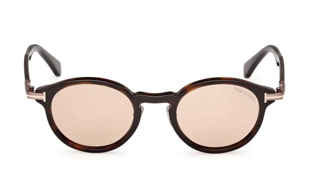 Tom Ford FT1150-D Havana Brown Round Sunglasses - Product Image 2 - Designer Daydream