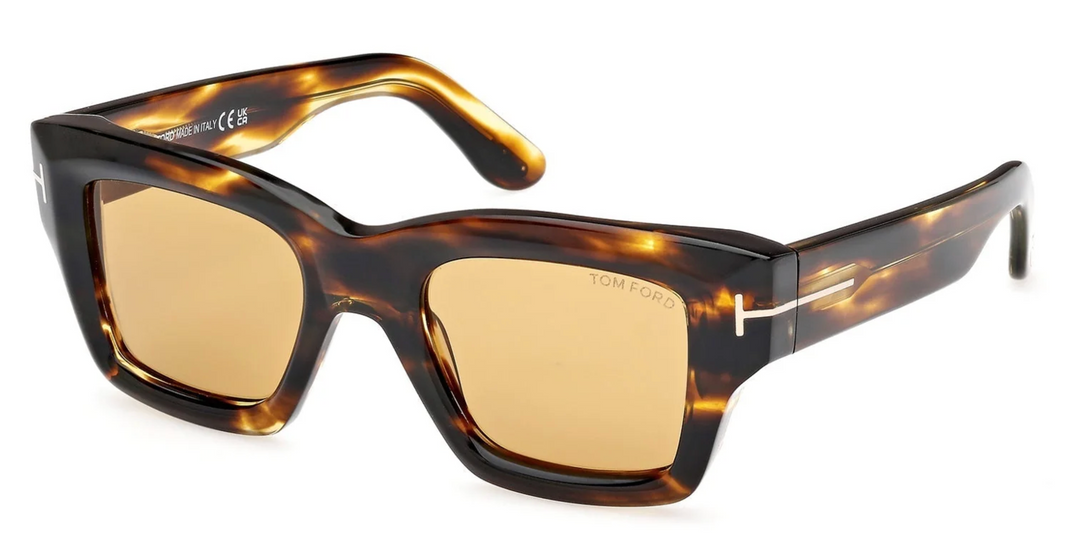 Tom Ford Ilias FT1154 Sunglasses in Brown Yellow - Designer Daydream