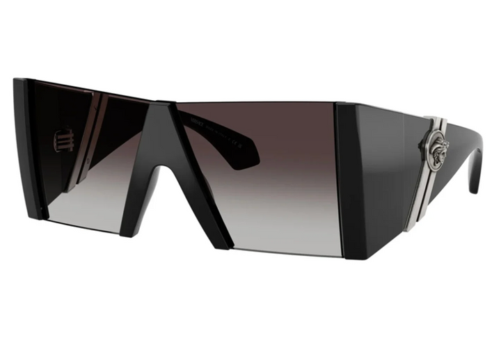 VE4515 Black Oversized Mask Sunglasses