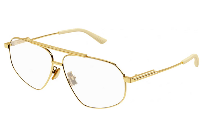 Bottega Veneta BV1065S Gafas de sol estilo aviador en dorado