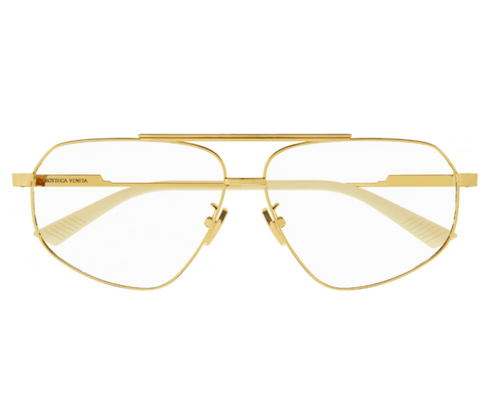 Bottega Veneta BV1065S Gafas de sol estilo aviador en dorado