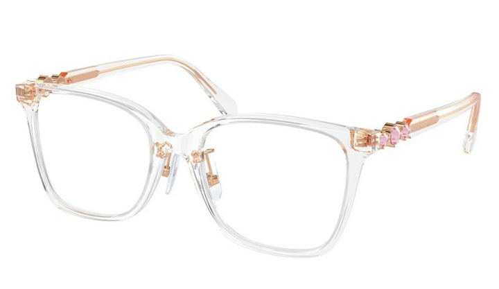 SK2026D Crystal Square Eyeglasses Frames