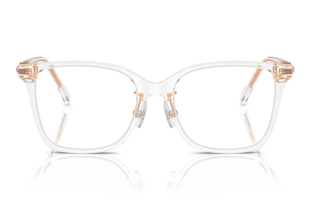 SK2026D Crystal Square Eyeglasses Frames