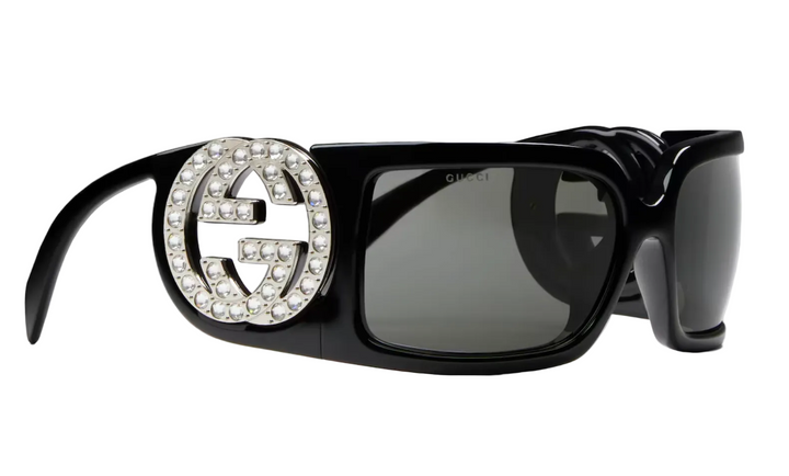 Gafas de sol con montura gruesa en marrón Gucci GG1338SK