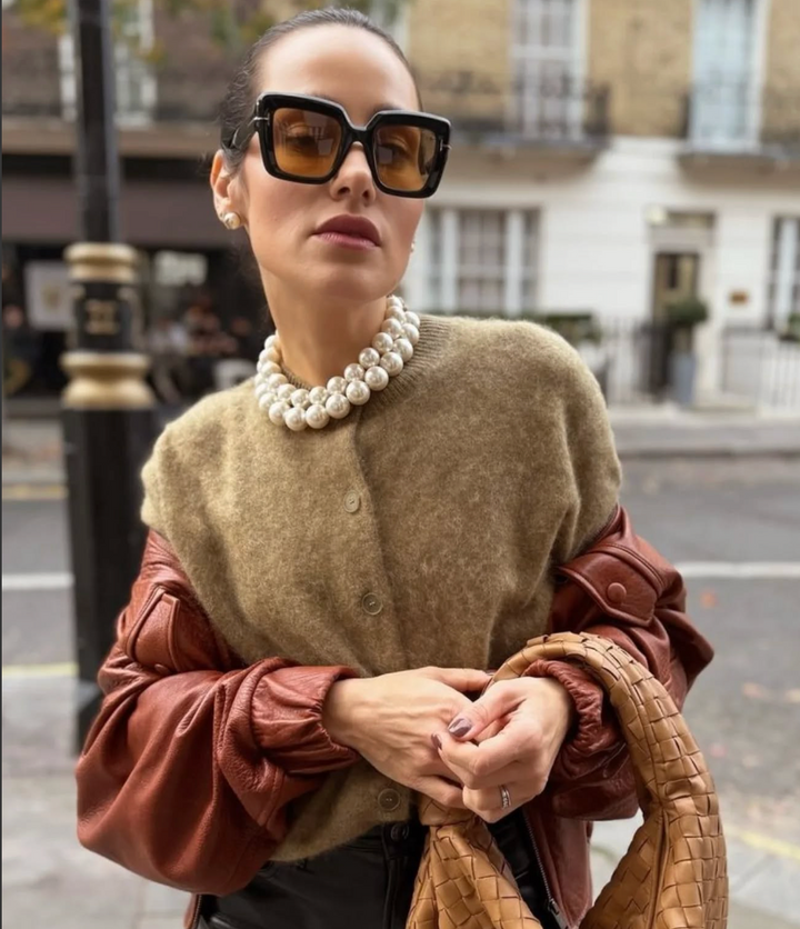 Tom Ford Esme FT1157 Square Sunglasses in Brown Yellow