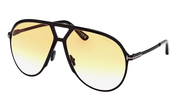 Tom Ford Xavier FT1060 Oversized Aviator Sunglasses in Black