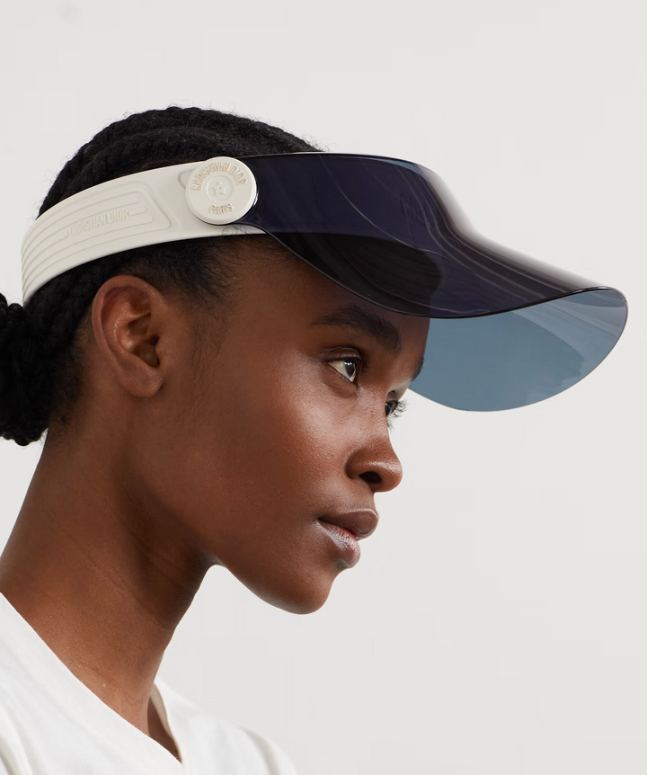Dior Pacific V1U Visor Hat in Blue