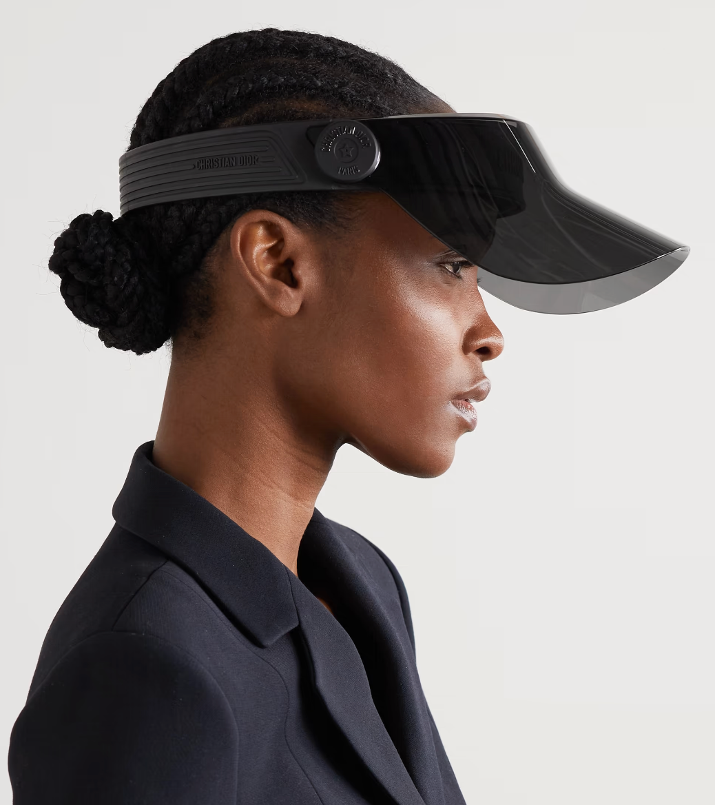 Dior Pacific V1U Visor Hat in Black