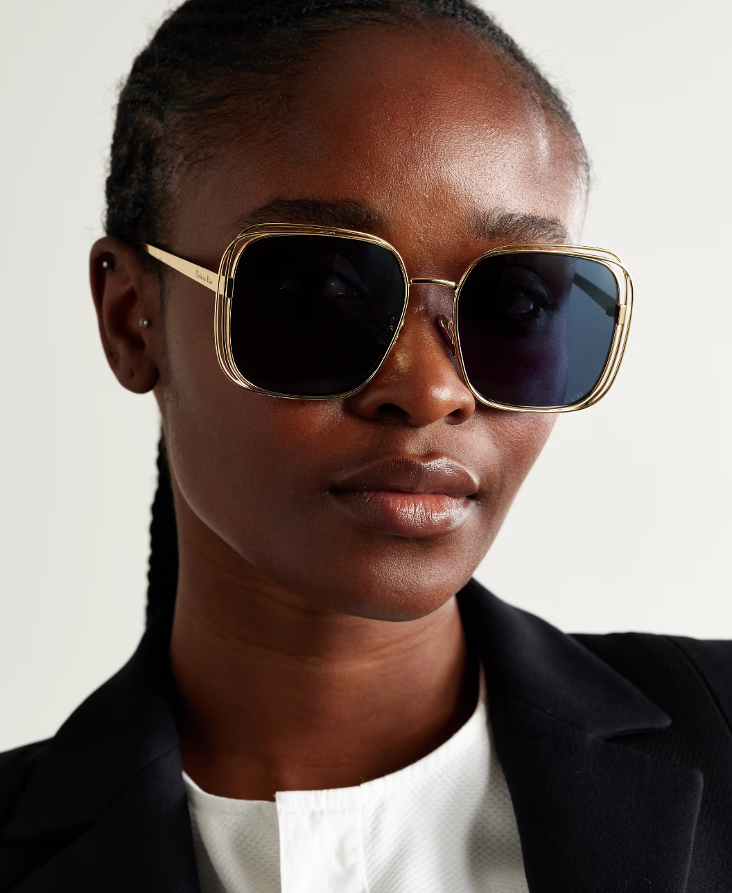 Dior Fildior S1U Sunglasses in Gold Blue