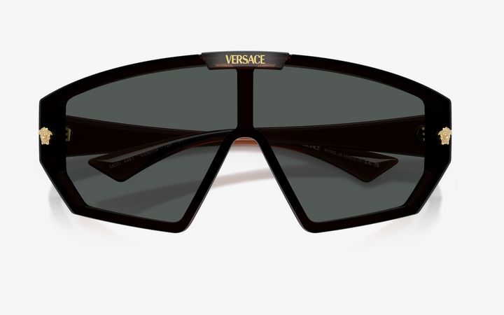 Versace VE4461 2 Lens Shield Sunglasses in Brown