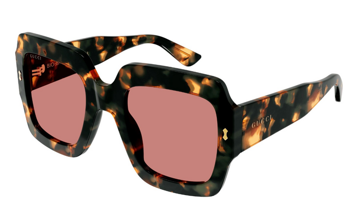 Gafas de sol cuadradas extragrandes en negro Gucci GG1111S 