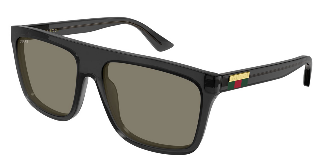 Gafas de sol rectangulares unisex Gucci GG0748S en negro