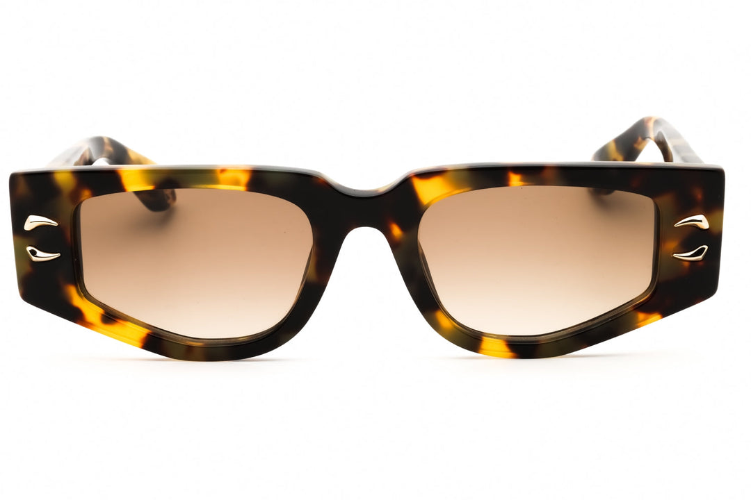 Gafas de sol ovaladas de pierna baja en negro Gucci GG1235S