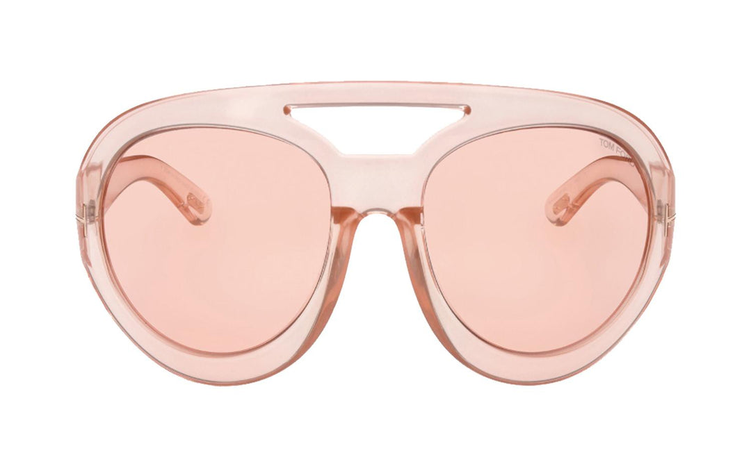 Tom Ford Clint FT1066 Gafas de sol con escudo en negro 