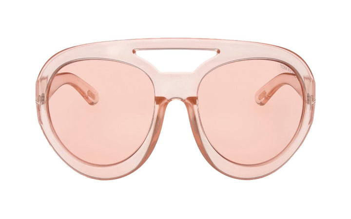 Tom Ford Clint FT1066 Gafas de sol con escudo en negro 