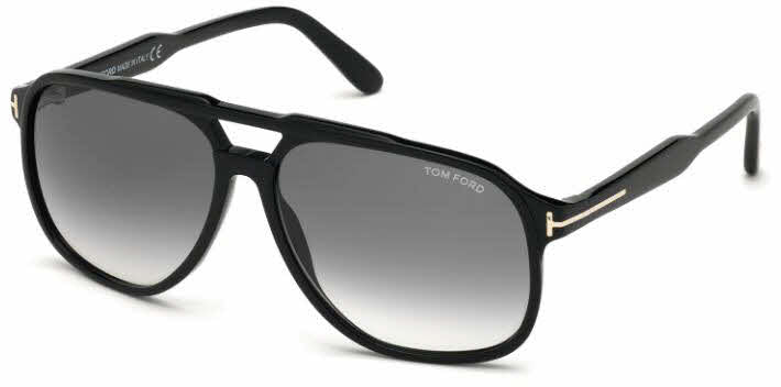 Raoul sunglasses by Tom Ford, black frames with gray gradient lenses