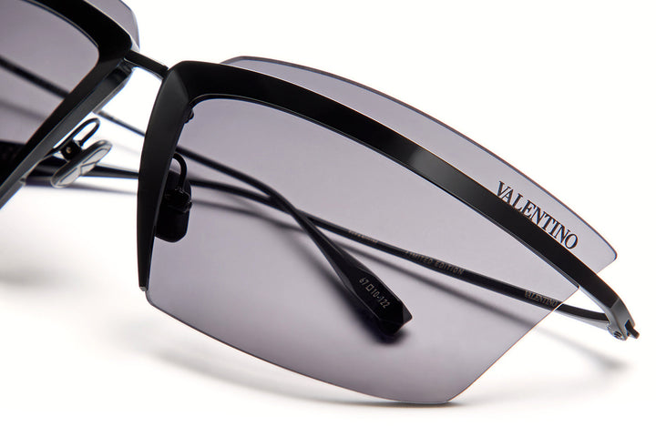 Valentino V-Lure Black Mask Sunglasses