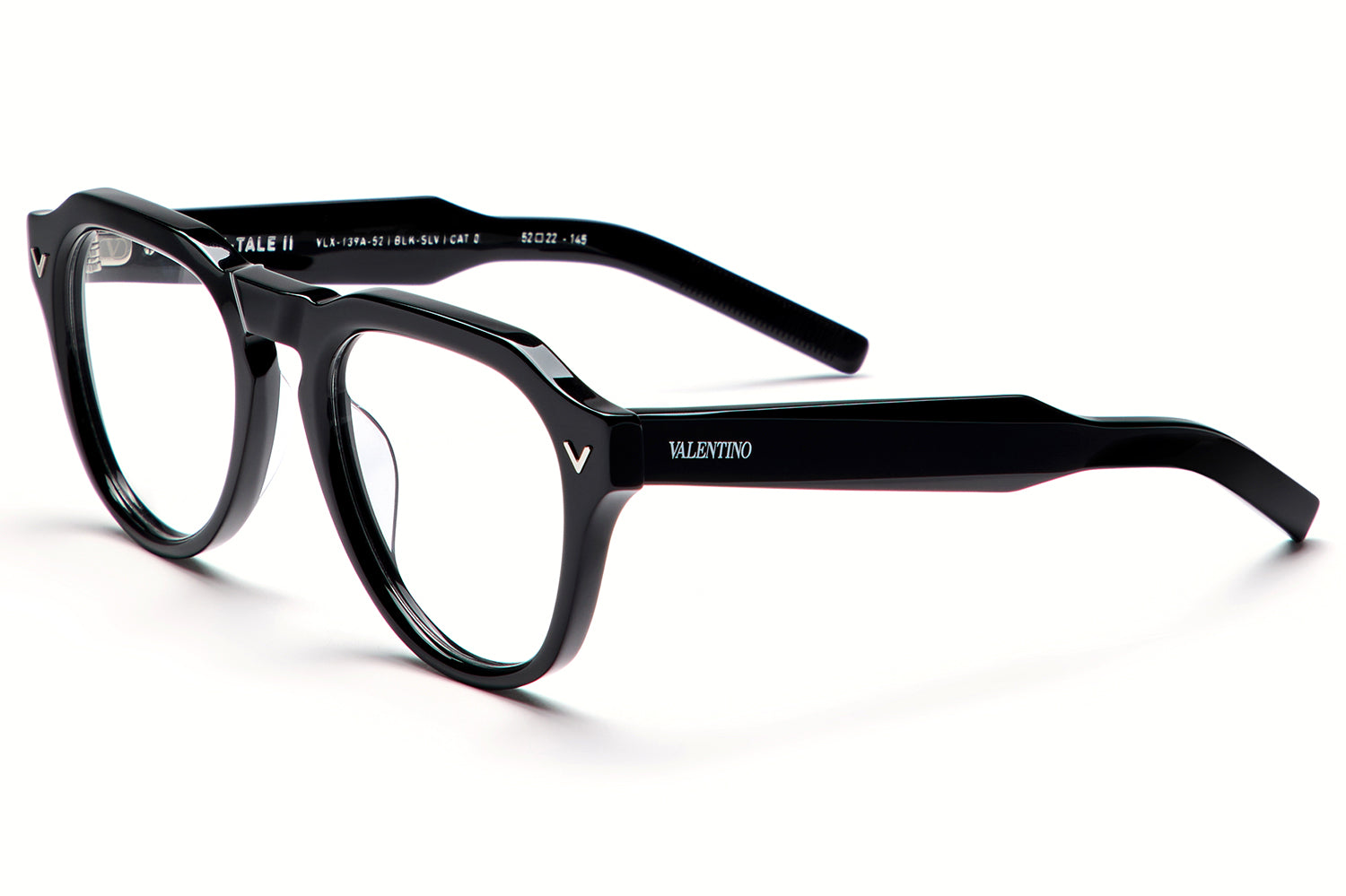 Valentino VLX139-A Black Pilot Frames – Designer Daydream