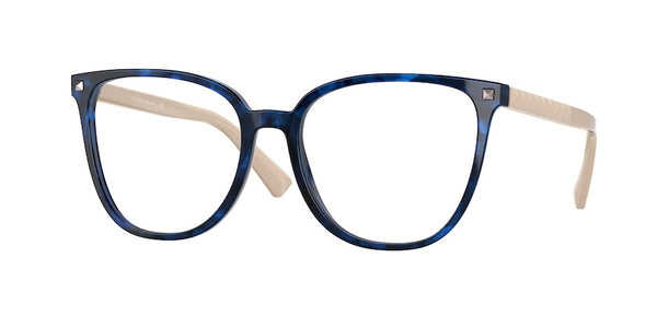 Valentino VA3059 Blue Havana Studded Frames – Designer Daydream 