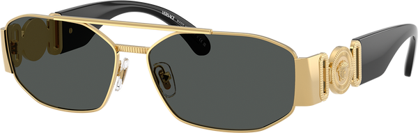 Versace VE2287 Medusa Sunglasses in Gold | Designer Daydream