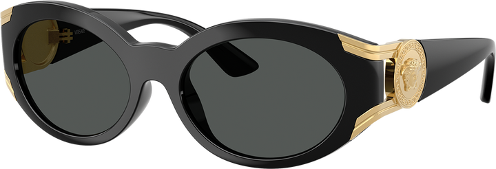 Versace VE4503U Medusa Sunglasses in Black Gold
