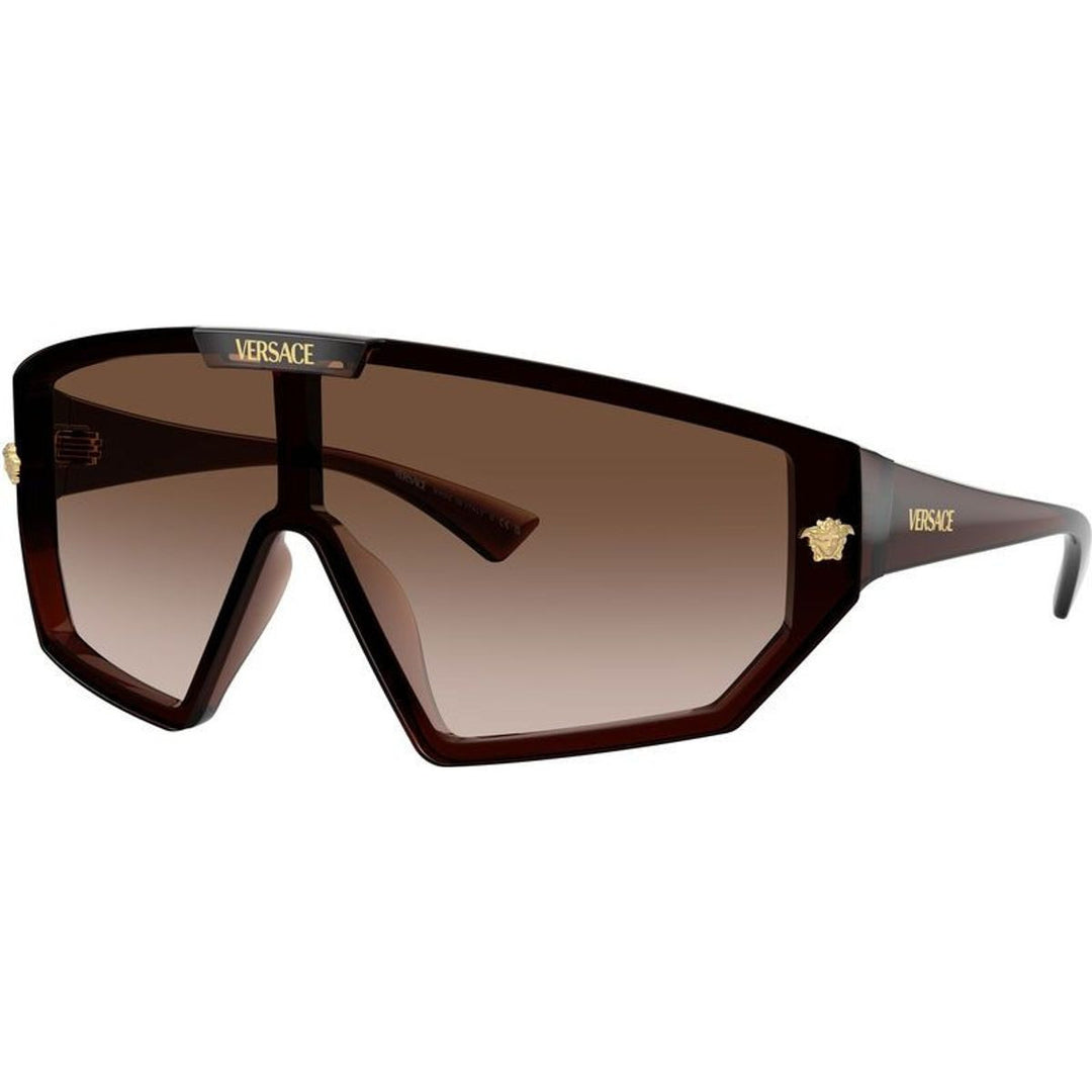 Versace VE4461 2 Lens Shield Sunglasses in Brown