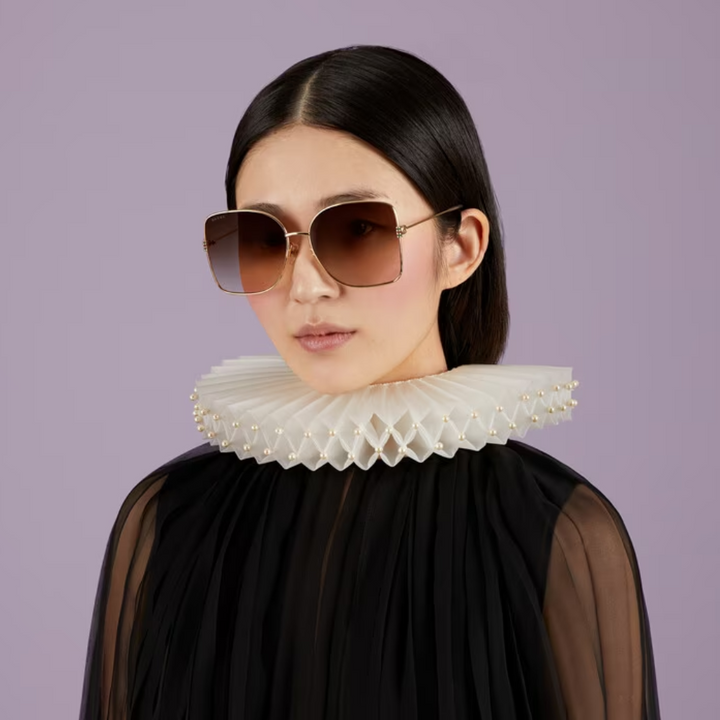 Gucci GG1282SA Gold Square Sunglasses