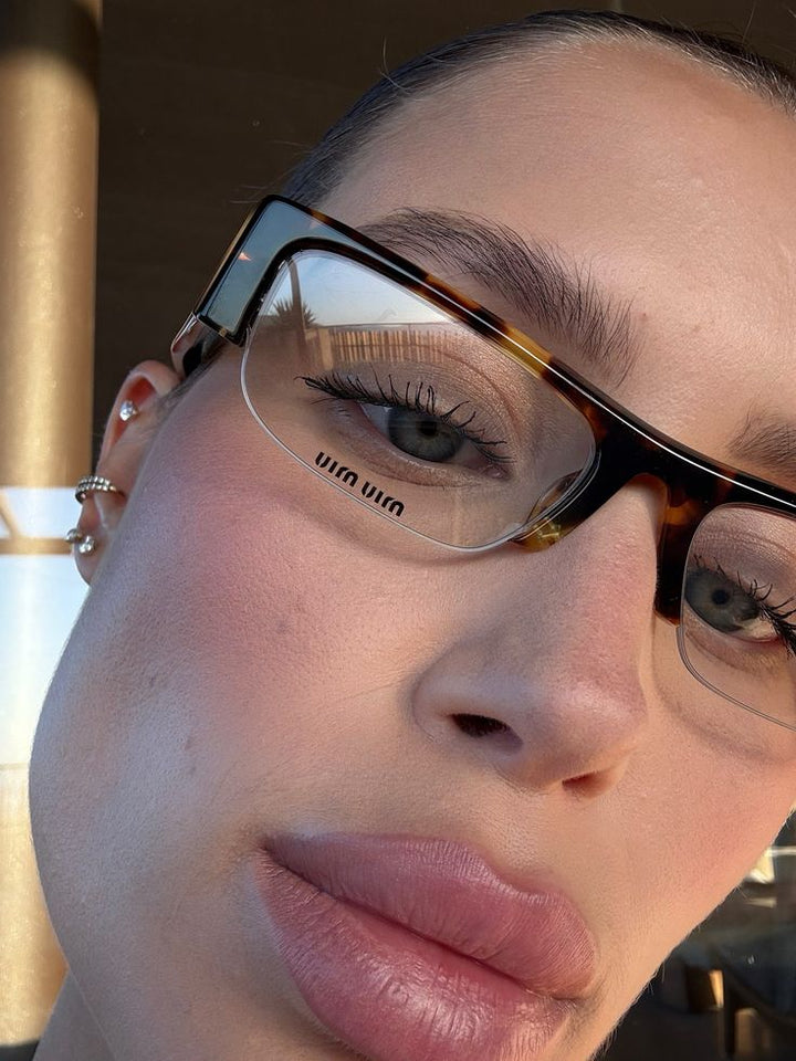 Miu Miu MU B07S Havana Bluelight Sunglasses