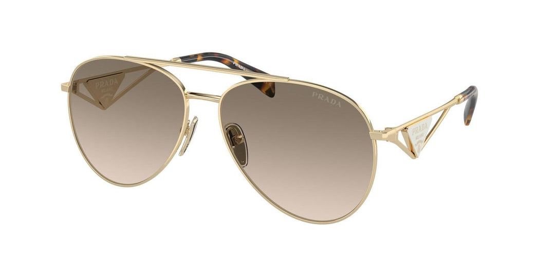 Prada PR73ZS Sunglasses in Gold Brown