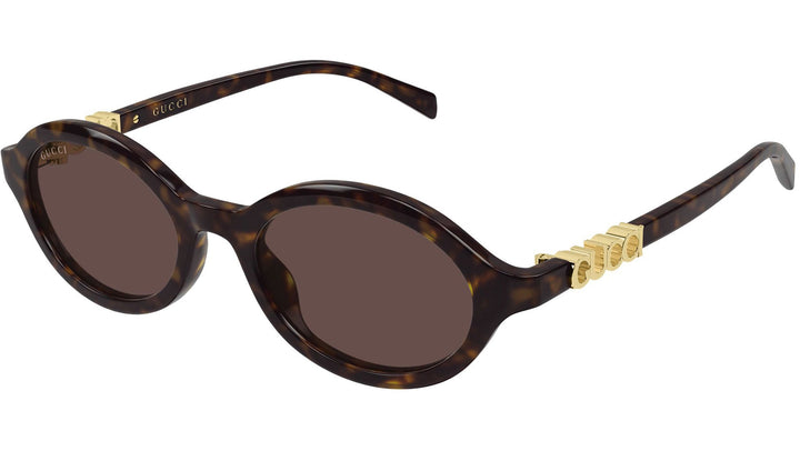 Gucci GG2153S Oval Sunglasses in Havana Brown