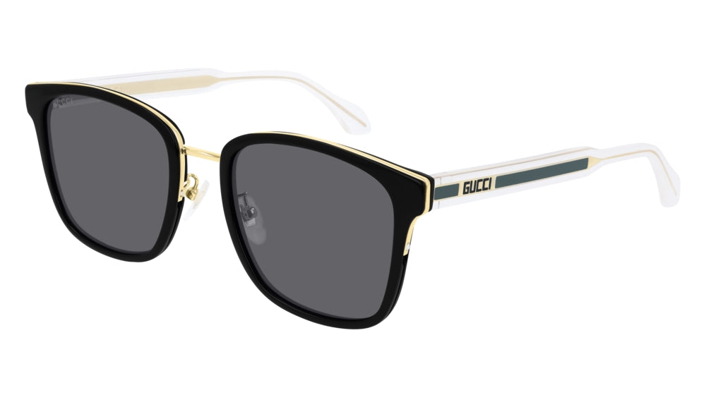 Gucci GG0563SKN Black Clear Sunglasses