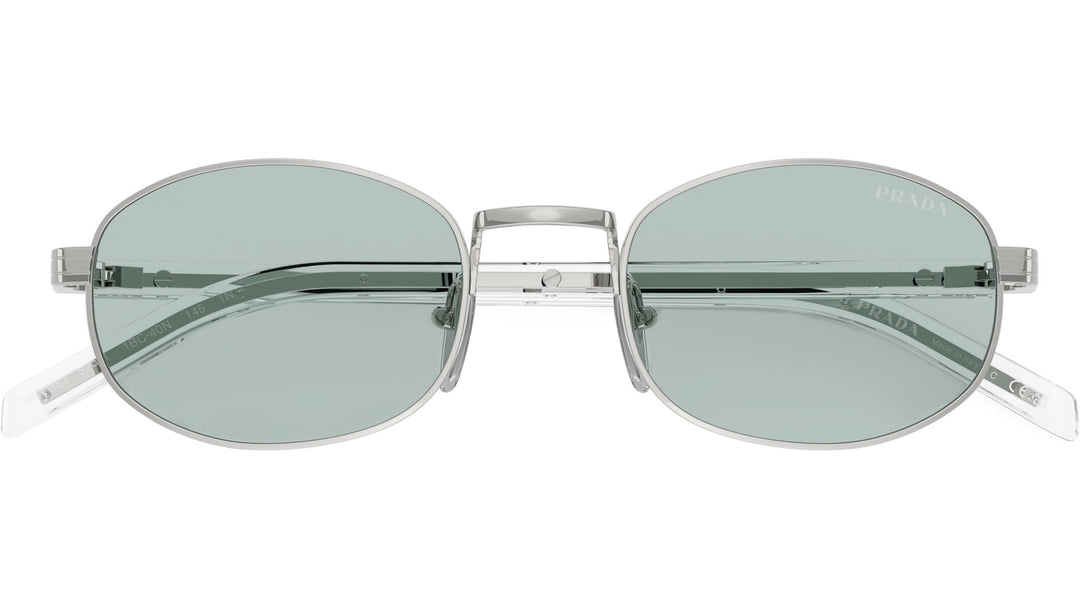 Prada PR B53S Sunglasses in Silver Azure