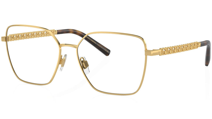 Dolce & Gabbana DG1351 Gold Metal Square Frames