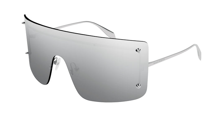 Alexander McQueen AM0412S Oversized Shield Sunglasses