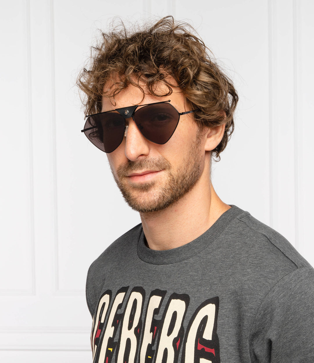 Alexander McQueen AM0317S Black Aviator Sunglasses