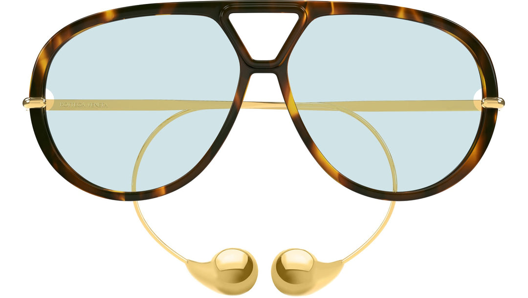 Bottega Veneta BV1273S Drop Earring Aviator Sunglasses