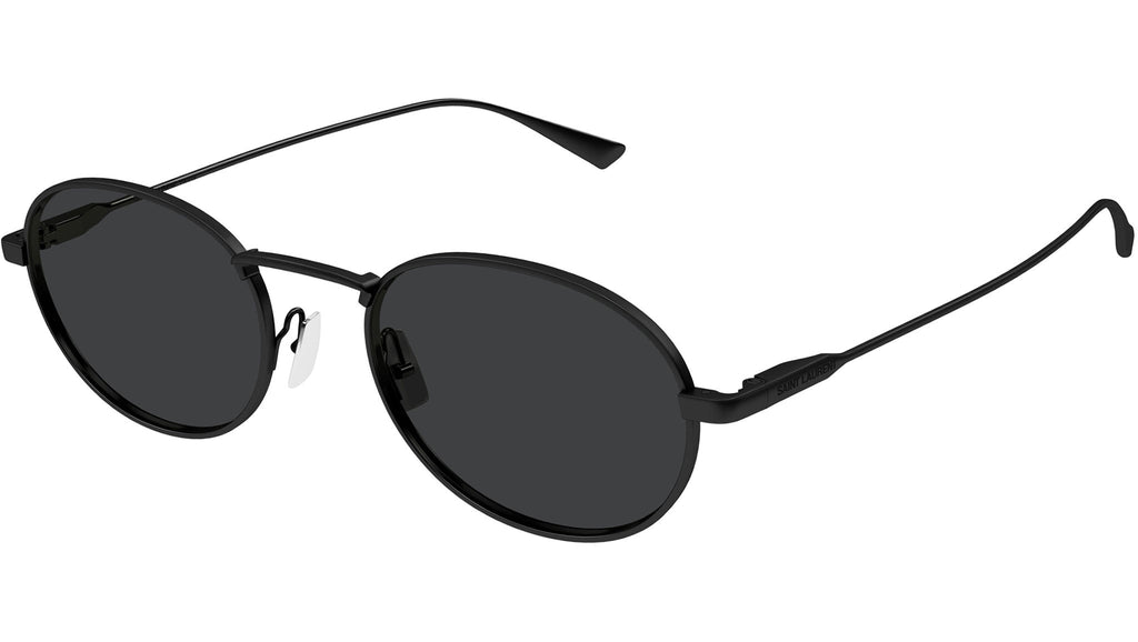 Saint Laurent SL799 Round Metal Sunglasses in Black – Designer