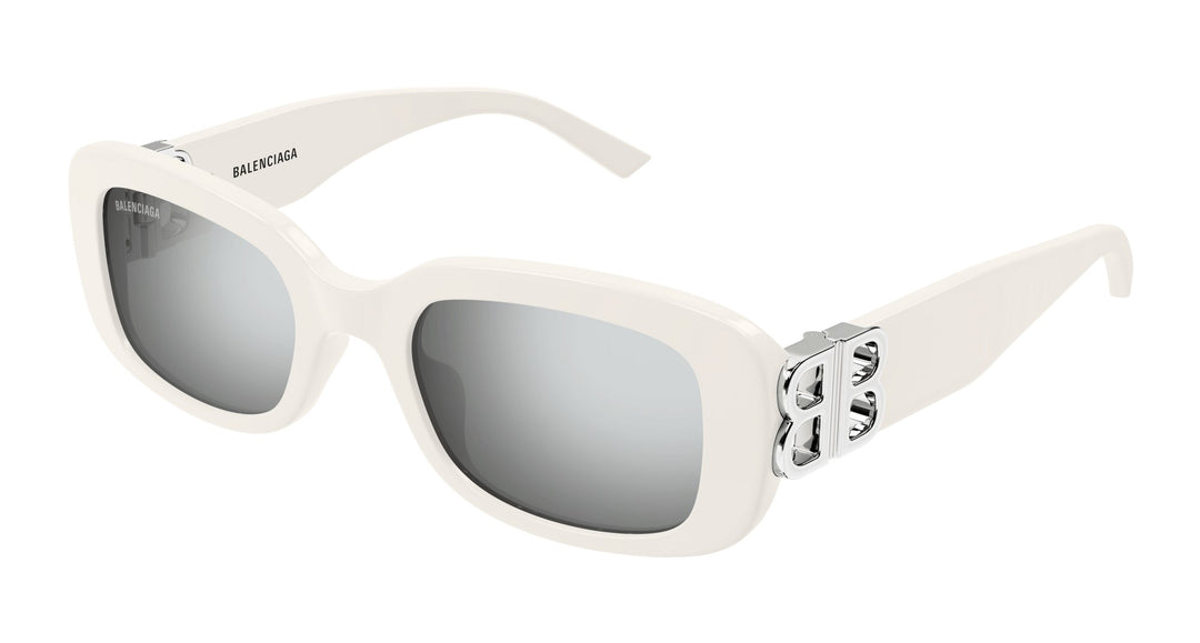 BB0310SK Dynasty Logo Sunglasses in White Mirror