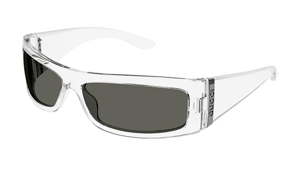 Gucci GG1492SA Shield Sunglasses in Clear – Designer Daydream