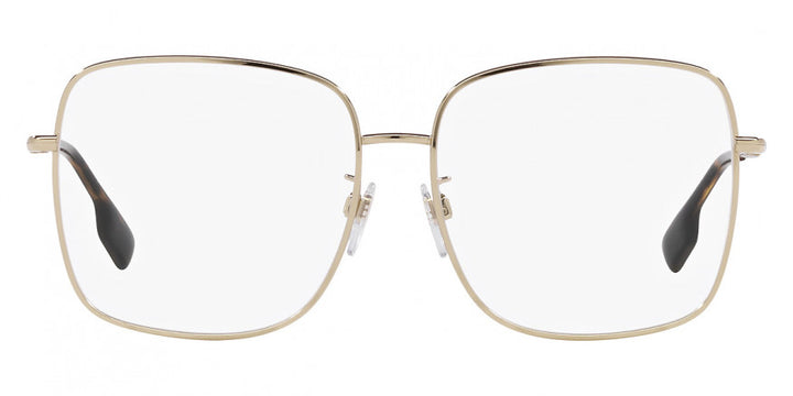 Burberry BE1378D Quincy Gold Metal Square Frames