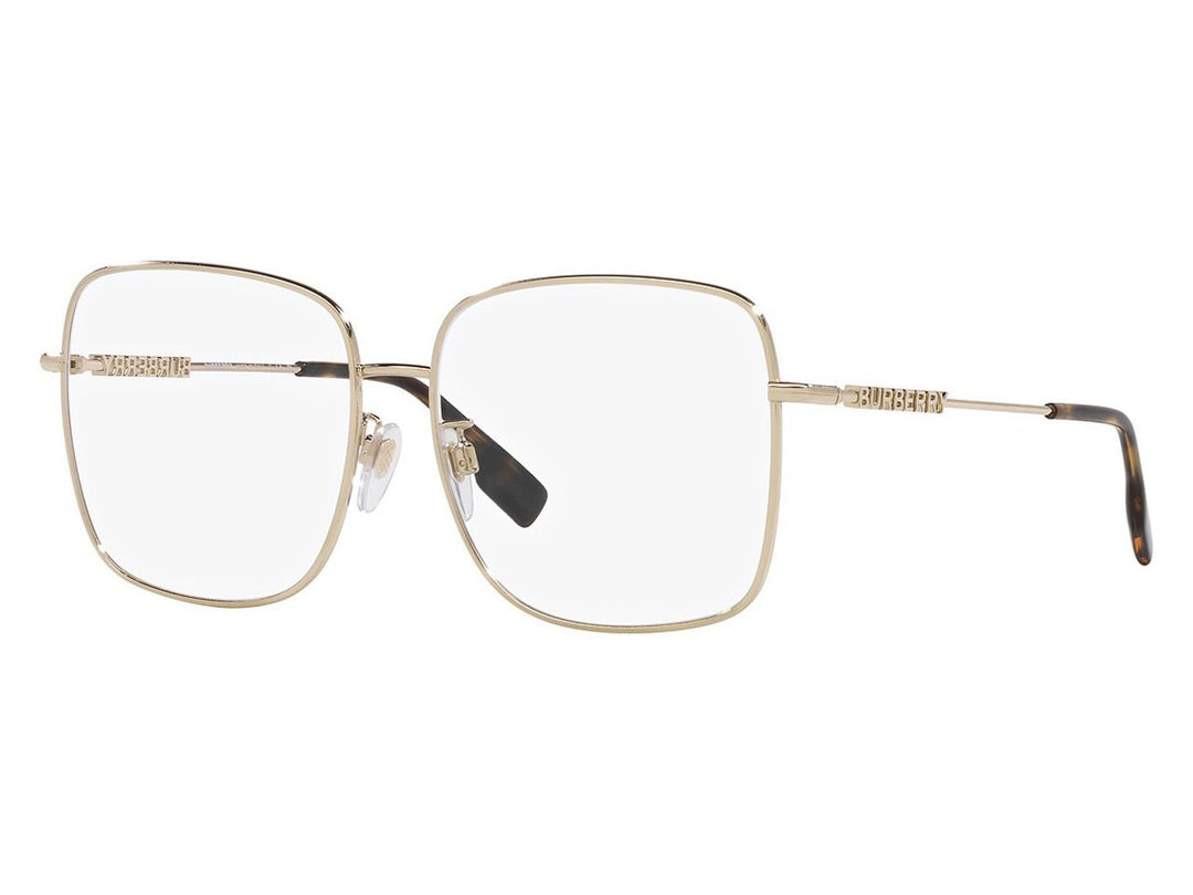 Burberry BE1378D Quincy Gold Metal Square Frames