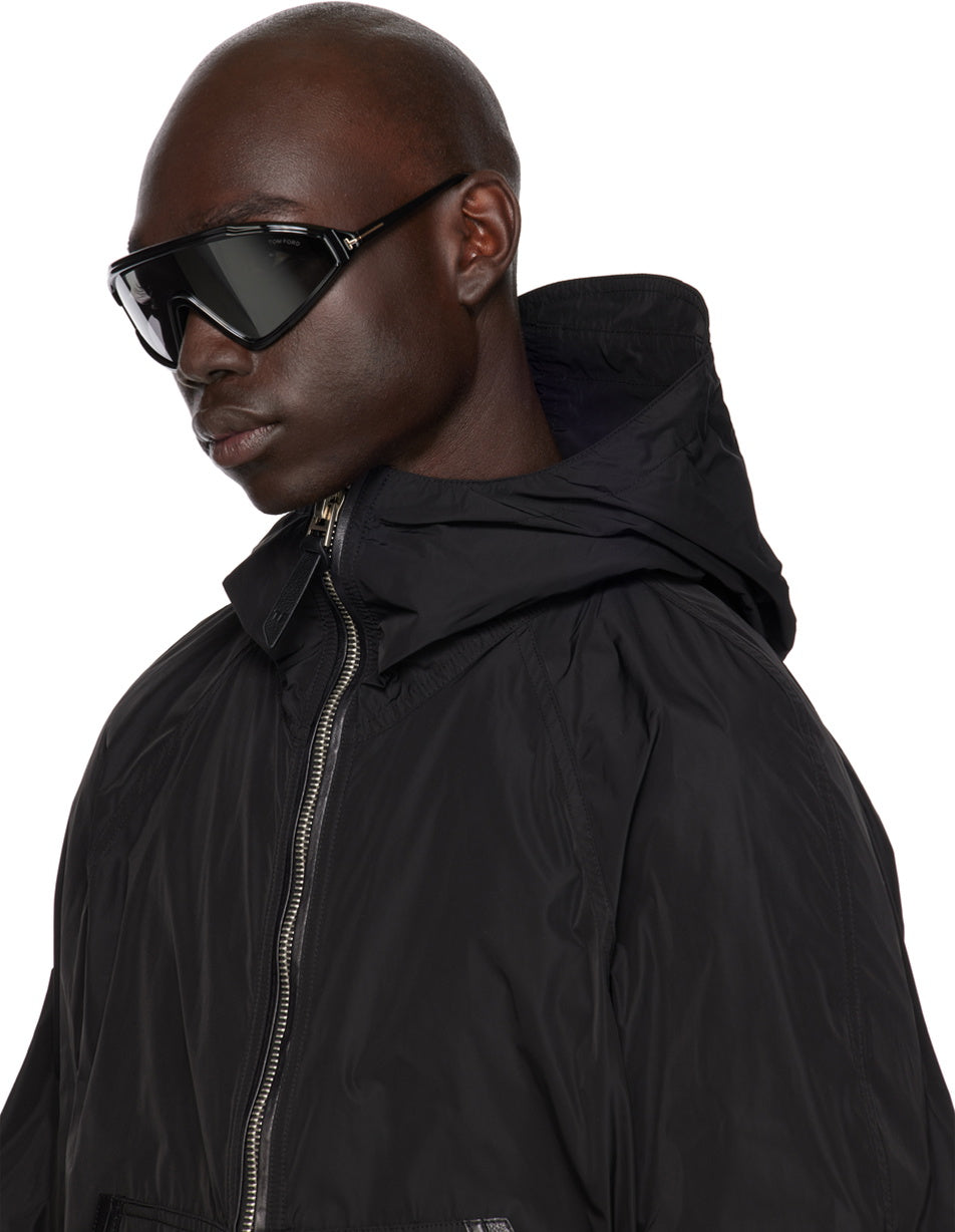 Tom Ford Lorna FT1121 Black Grey Sunglasses - Product Image 2 - Designer Daydream