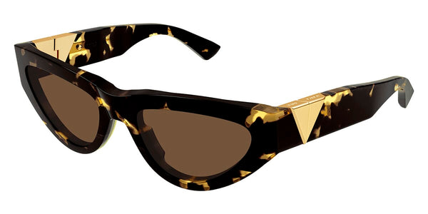Bottega Veneta BV1176S Brown Cat Eye Sunglasses