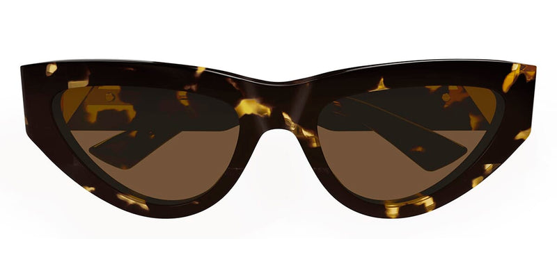 Bottega Veneta BV1176S Brown Cat Eye Sunglasses