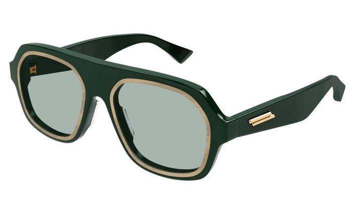 BV1217S Aviator Sunglasses in Green