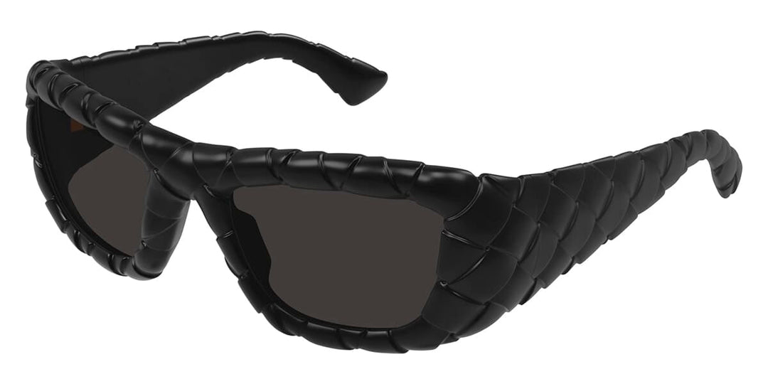 Bottega Veneta BV1303S Braided Sunglasses in Black